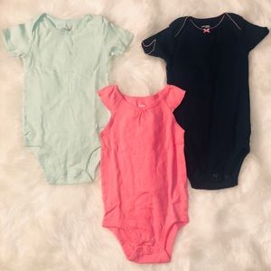 Carter’s Bodysuits ($8 each) or Bundle Deal ($21) | Size: 24M